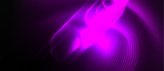 Shiny color neon glowing design. Vector Illustration For Wallpaper, Banner, Background, Card, Book Illustration, landing page