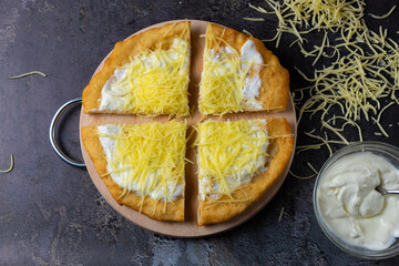 Hungarian deep fried flatbread