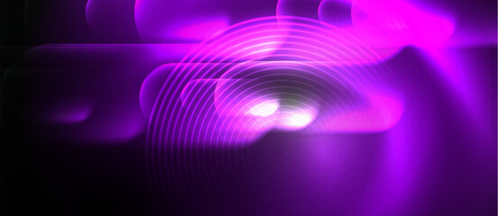 Glowing light neon shiny background. Vector Illustration For Wallpaper, Banner, Background, Card, Book Illustration, landing page