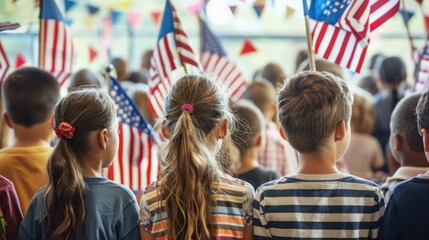 Local schools host patriotic assemblies and events that teach students about the history and significance of Independence Day