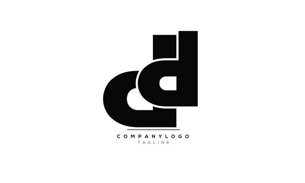 Alphabet letters Initials Monogram logo DD, DD INITIAL, DD letter