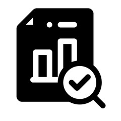 Data Analysis Glyph Icon
