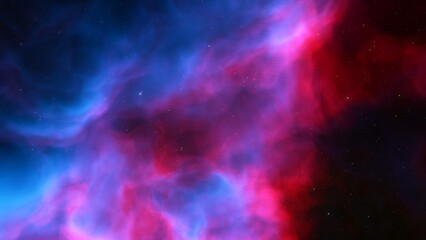 Naklejka premium Space background with realistic nebula and shining stars. Colorful cosmos with stardust and milky way. Magic color galaxy. Infinite universe and starry night. 3d render 