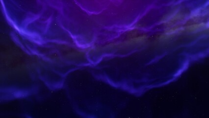 Space background. Nice clean colorful nebula with star field. 3D rendering

