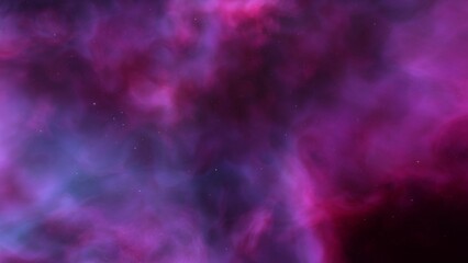 Space background. Nice clean colorful nebula with star field. 3D rendering
