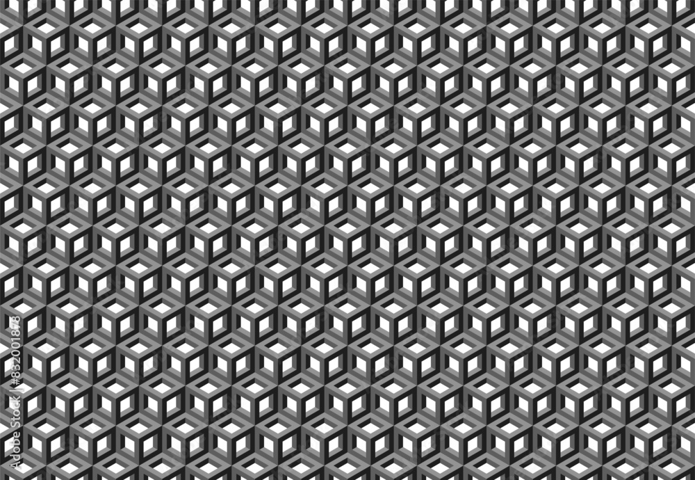 Poster modern geometric background for business or corporate presentation. tech seamless ornamental vector 