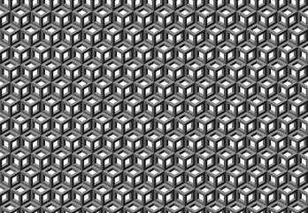 Modern geometric background for business or corporate presentation. Tech seamless ornamental vector pattern for banner design. Tillable grid mesh repeatable technology.