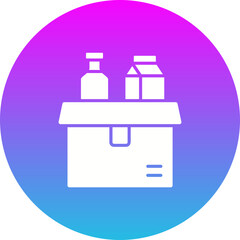 Fototapeta premium Food Donation Icon