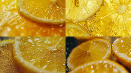 orange slices background