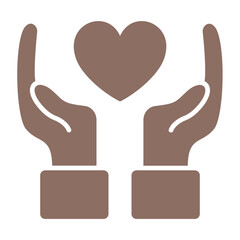 Hand With Heart Icon