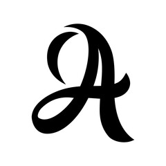 A logo letter, logo Script
