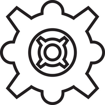 recommend clip art: Cogwheel Icon Line Art
                    
