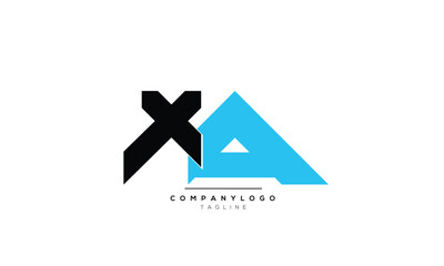Alphabet letters Initials Monogram logo XA, XA INITIAL, XA letter