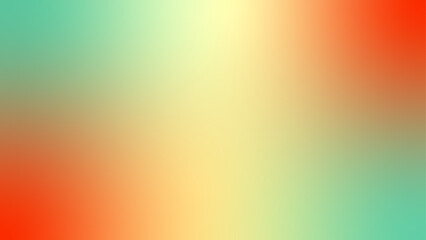 smooth gradient vector background, retro colors, yellow, green, red