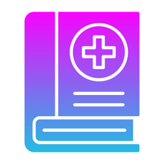 Fototapeta premium Medical Book Icon