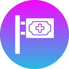 Fototapeta premium Signboard Icon