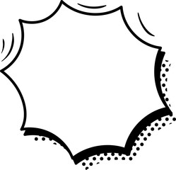 Comic Speech Bubble Illustration