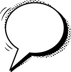 Comic Speech Bubble Illustration