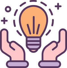 Obraz premium Receive idea start-up icon