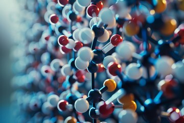 Molecular structures viewed from the side, emphasizing their role in the drug discovery process