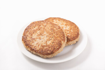 惣菜　ハンバーグ（鶏肉）加工品　あたため前