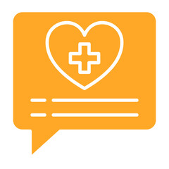 Fototapeta premium Daily Health App Icon