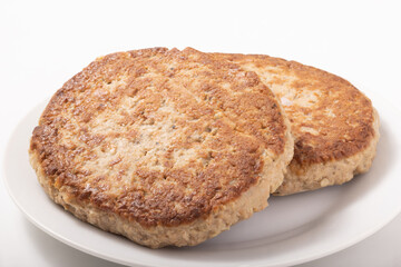 惣菜　ハンバーグ（鶏肉）加工品　あたため前