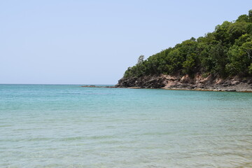 Fototapeta premium Plage de la perle en Guadeloupe 