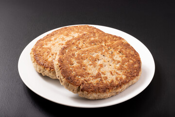 惣菜　ハンバーグ（鶏肉）加工品　あたため前