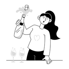 Party and Celebration Doodle Mini Illustrations