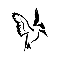 kingfisher bird Vector