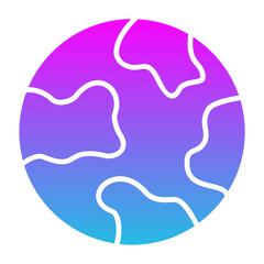 Obraz premium Planet Earth Icon