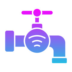 Obraz premium Water Tap Icon