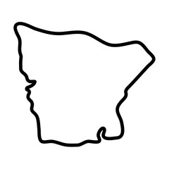 Hodh El Gharbi map illustration