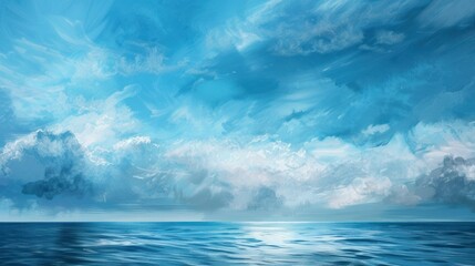 Obraz premium clouds over water