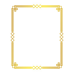 Gold border frame vector.eps