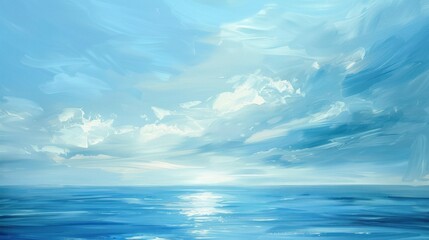 Obraz premium blue sky and sea