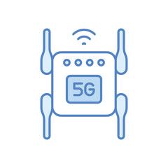 Repeater vector icon