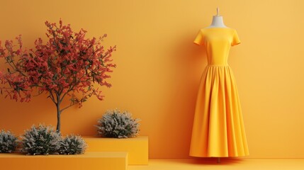 Fototapeta premium You've just received a mockup delivery request from a high-end fashion brand for their latest collection. Describe the feeling of anticipation as you prepare to showcase your designs.