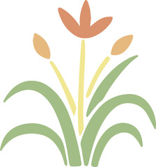 cute cartoon plant illustration