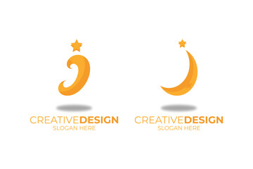 vector Letter i creative business company icon logo design
