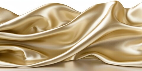 Premium Luxurious Abstract Gold Accent Shiny Silk Foil Metal Material Texture Background