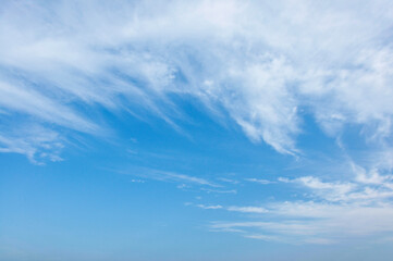 blue sky with clouds