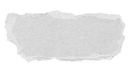 Gray ripped paper png cut out collage element strip for DIY on transparent background