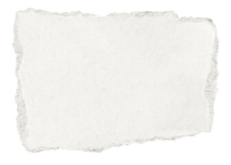 Ripped paper png, rectangular digital paper note