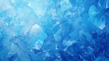 Obraz premium Beautiful original wide background image with blue toned surface and ice or stone texture, suitable for design or creative work. Artificial intelligence generation, high-end sense, 4k high-definition 