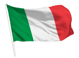 Italian flag png waving, national symbol graphic