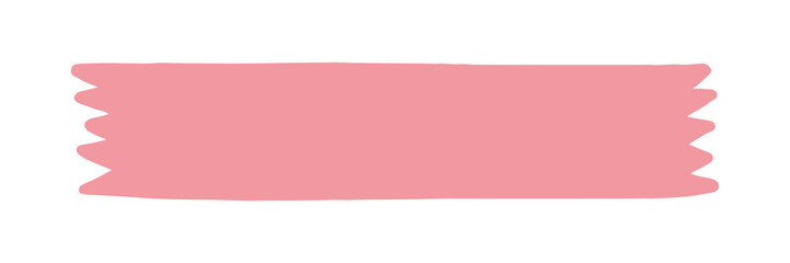 Pink ribbon banner png sticker, transparent background