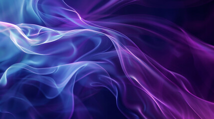 Fototapeta premium Blue wavy background.