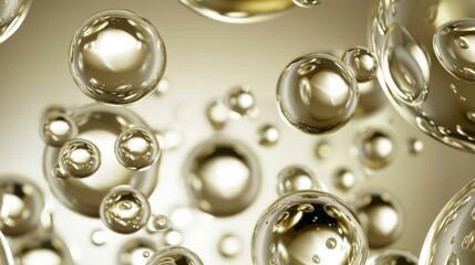 Luxurious Abstract Gold Accent Shiny Silk Foil Metal Material Texture Background